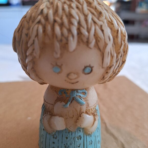 Vintage Hallmark Ambassador Diplomat Candle Folk Art Girl Made In Japan - Picture 2 of 5